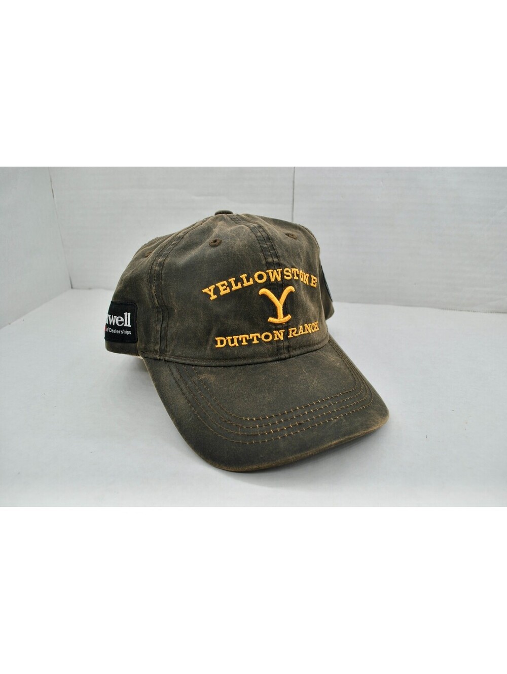 Yellowstone Dutton Ranch Texas Austin Gamblers PBR Bull Riders Strap Hat Cap